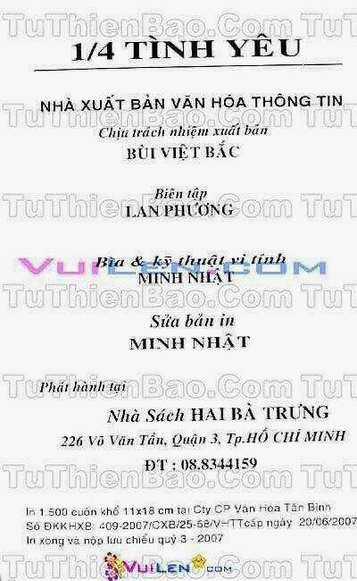 1/4 Tình Yêu Chapter 10 trang 2