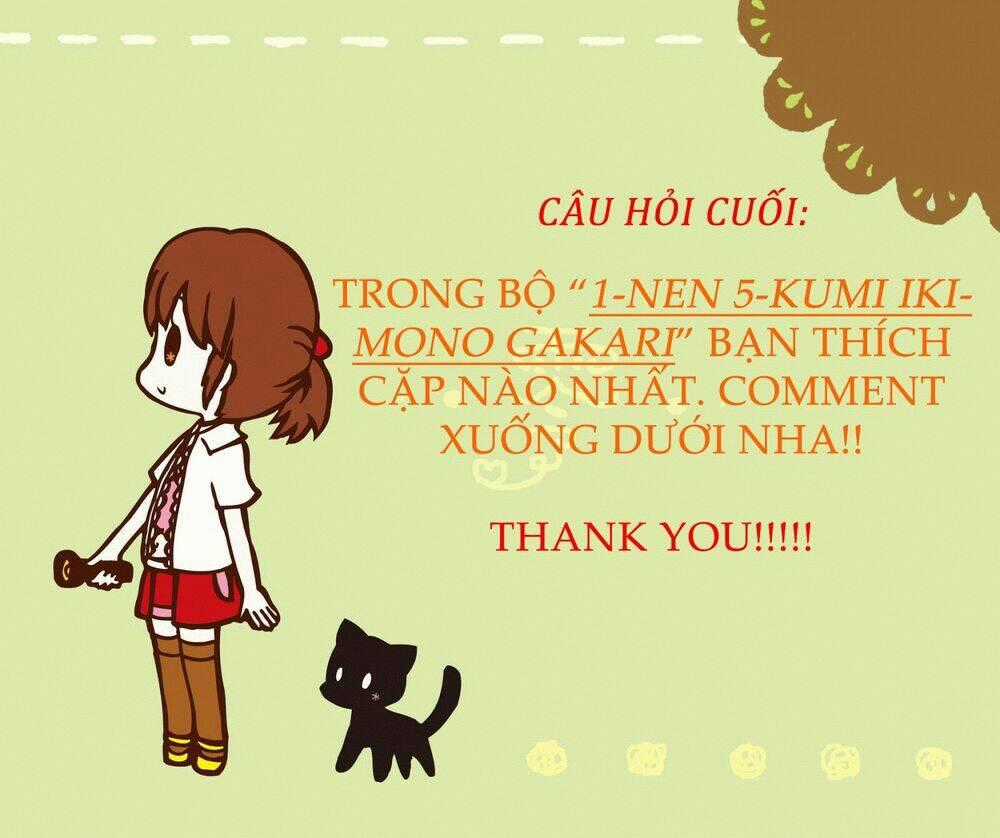 1-nen 5-kumi Ikimono Gakari Chapter 8 trang 34
