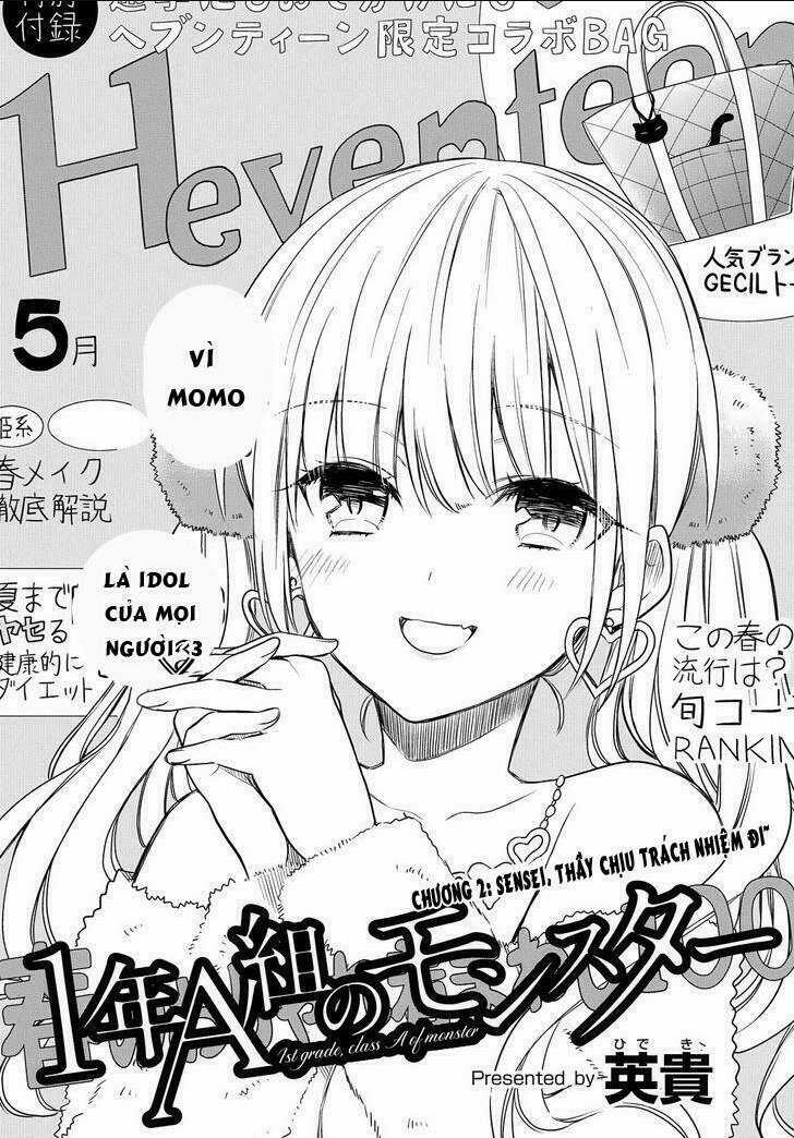 1-Nen A-Gumi No Monster Chapter 2 trang 3