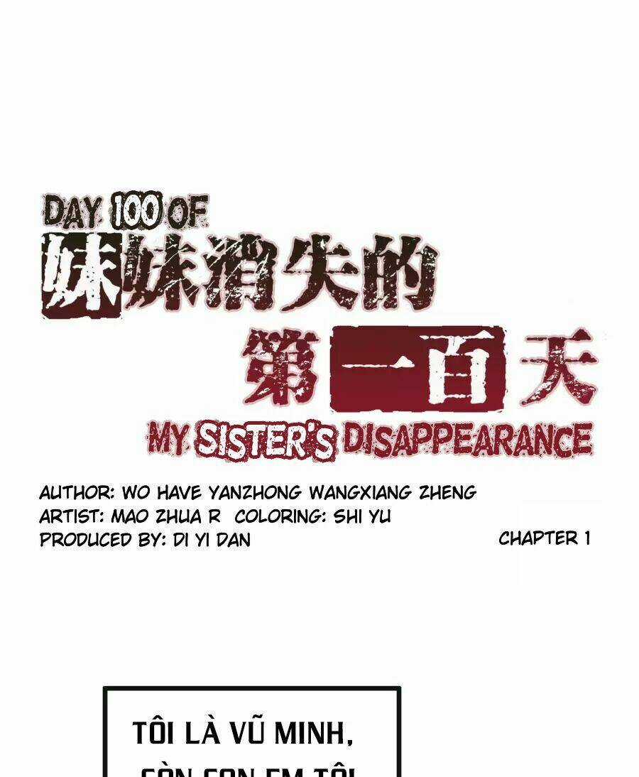 100 Ngày Em Gái Tôi Mất Tích Chapter 1 trang 4
