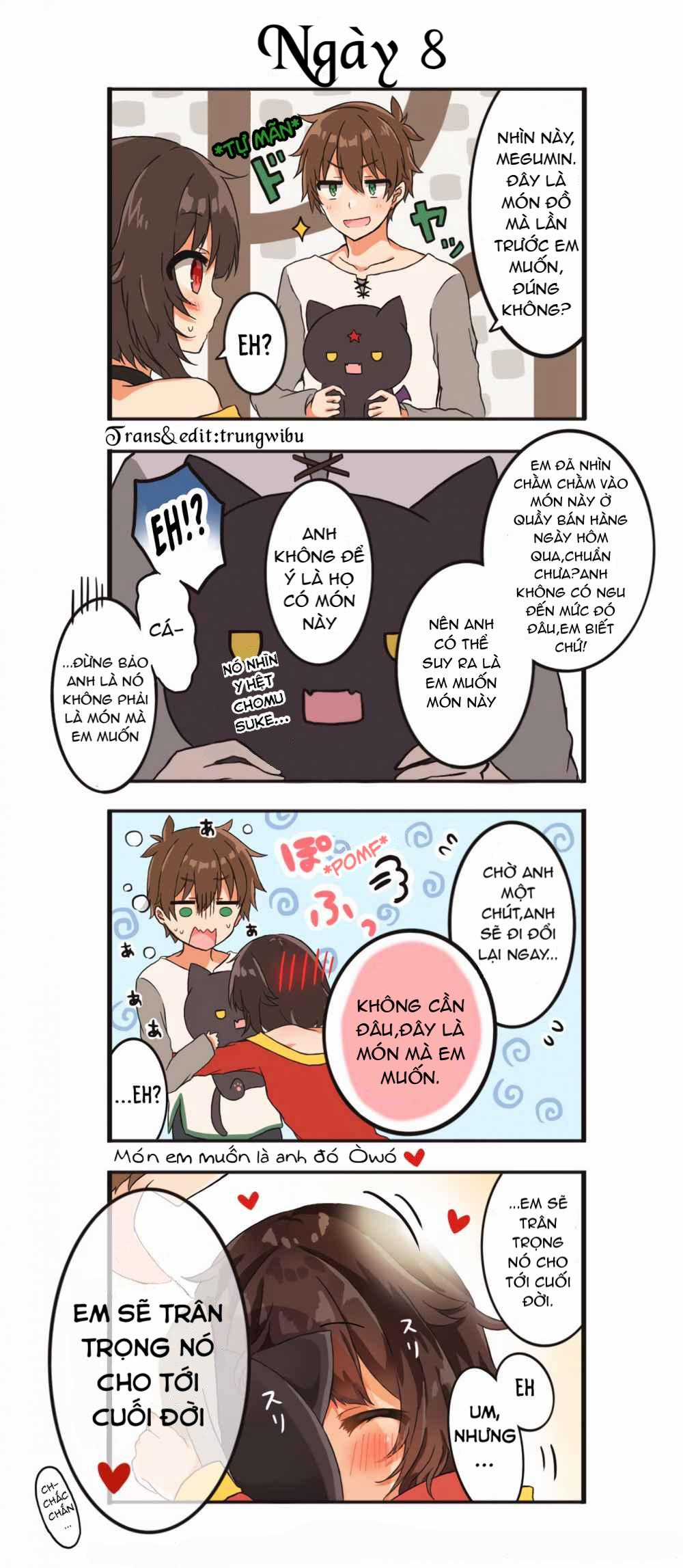 100 Ngày Trước Khi Cưới Của Kazuma Và Megumin Chapter 8 trang 0