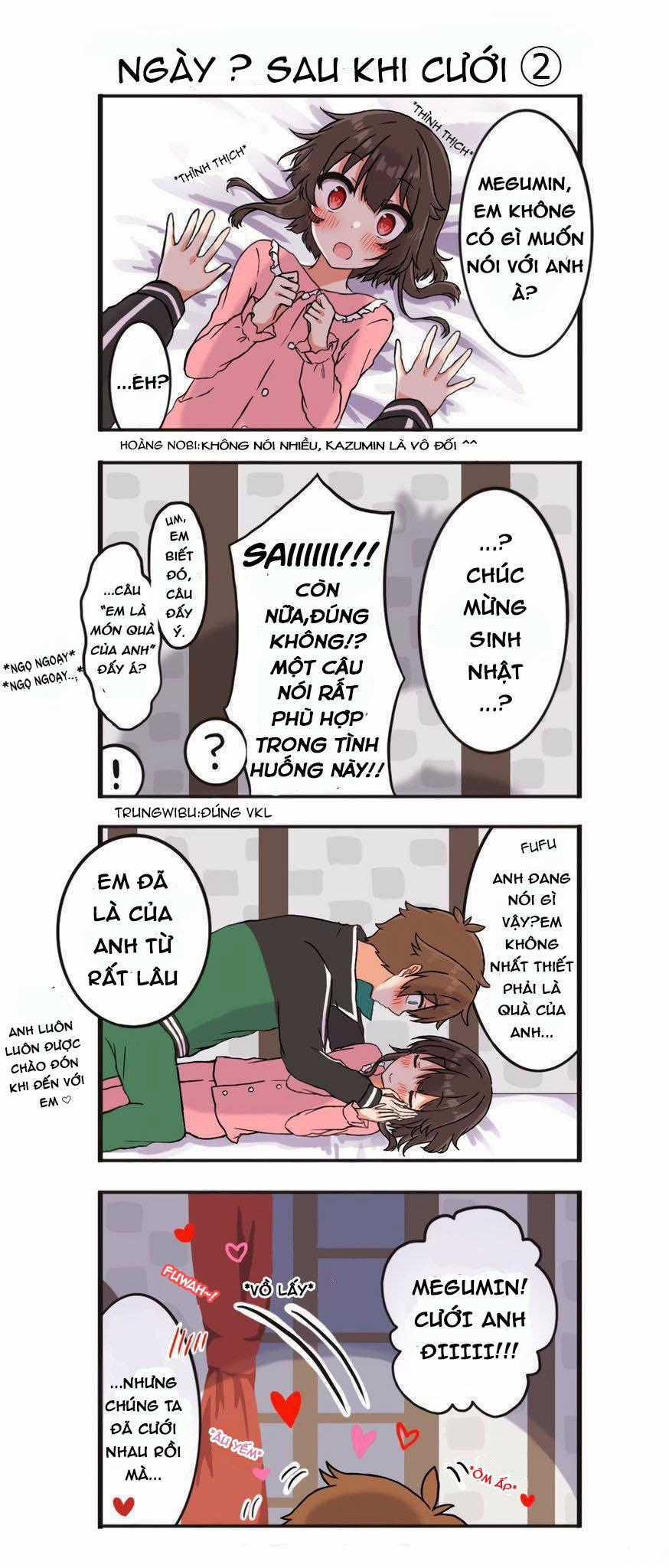 100 Ngày Trước Khi Cưới Của Kazuma Và Megumin Chapter 9.6 trang 1