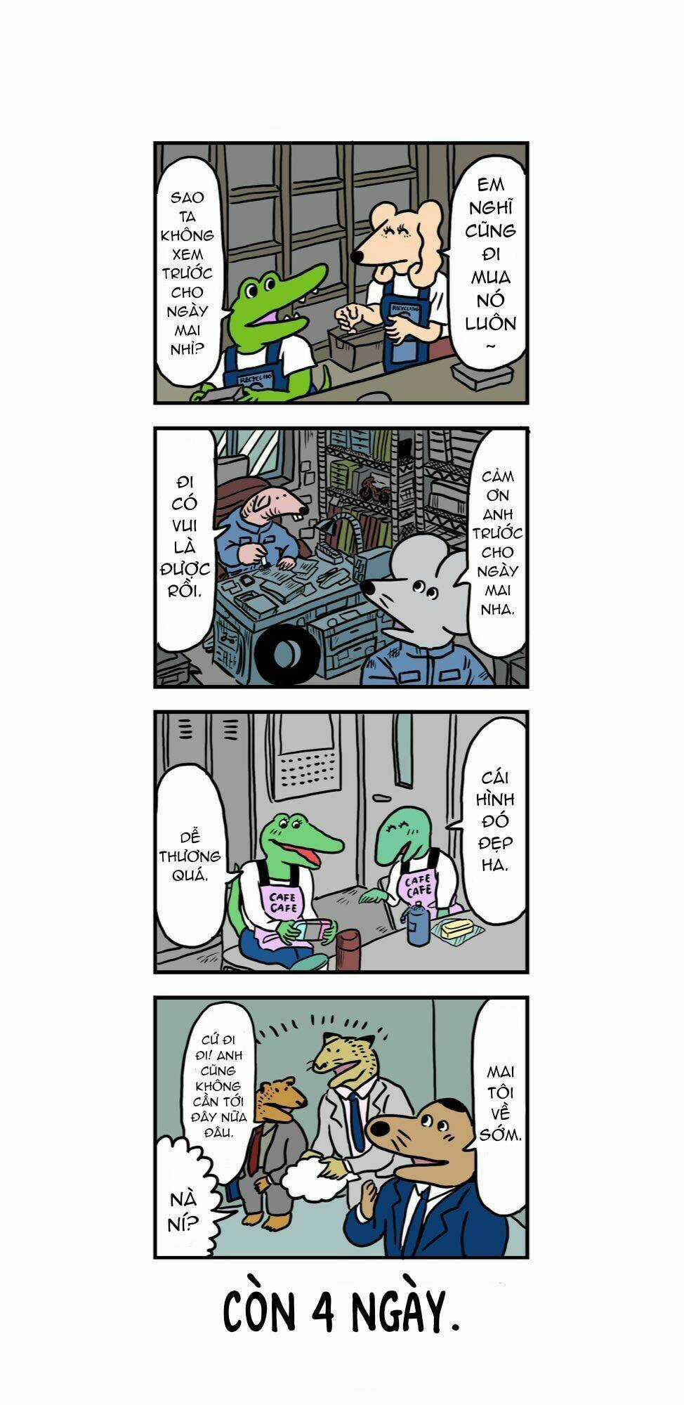 100 Nichigo Ni Shinu Wani Chapter 96 trang 2