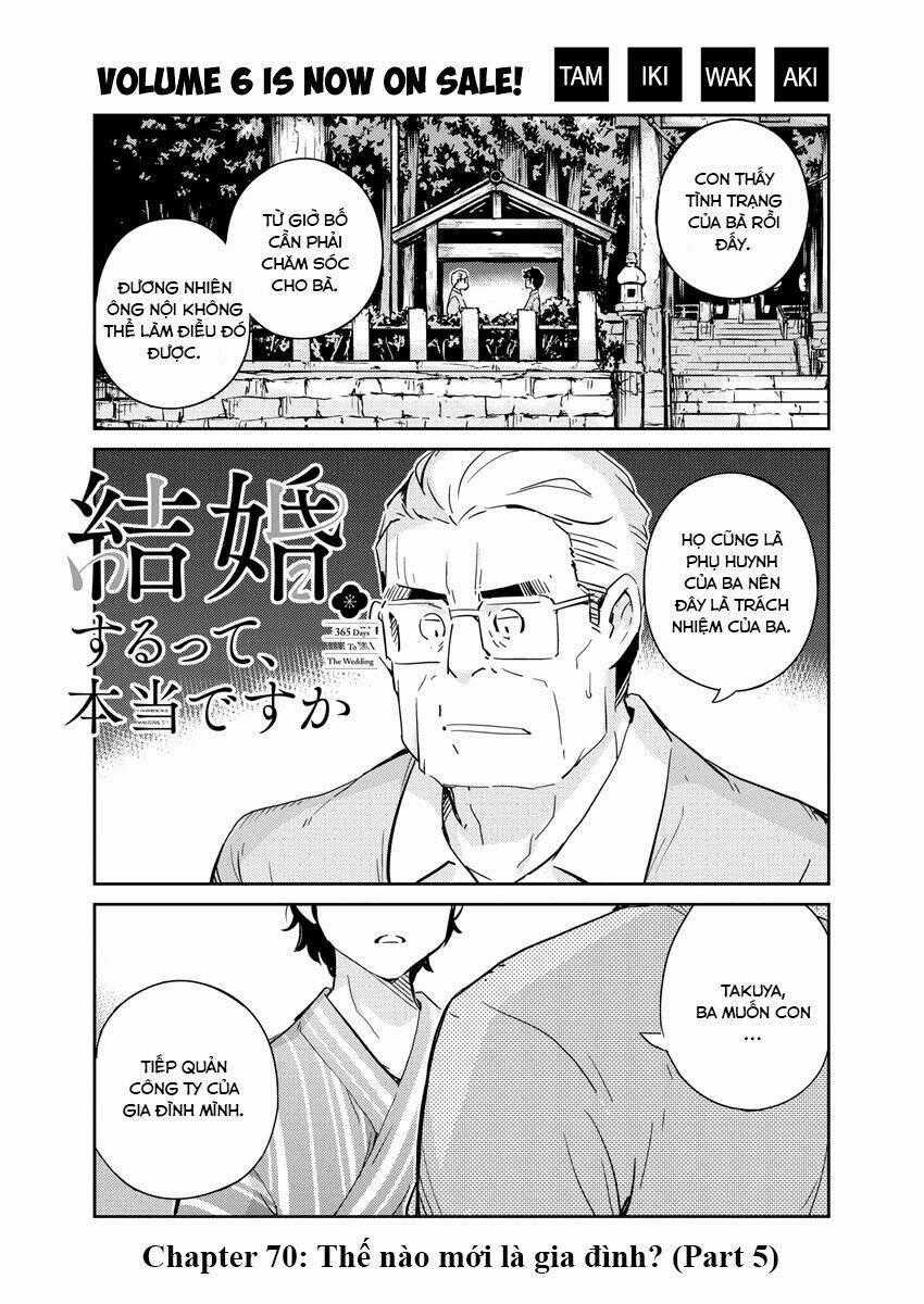 365 Ngày Cho Đến Lúc 2 Ta Kết Hôn Chapter 70 trang 0
