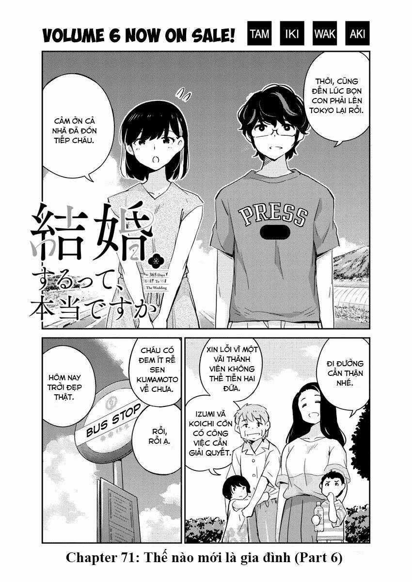 365 Ngày Cho Đến Lúc 2 Ta Kết Hôn Chapter 71 trang 0