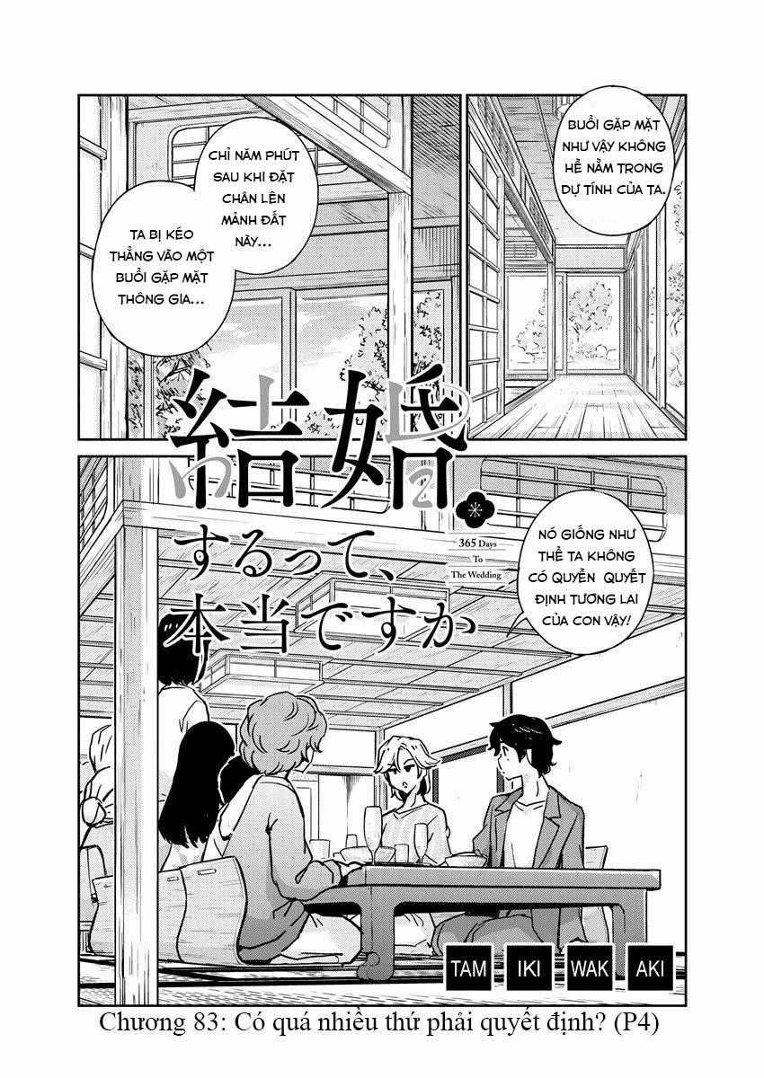 365 Ngày Cho Đến Lúc 2 Ta Kết Hôn Chapter 83 trang 0