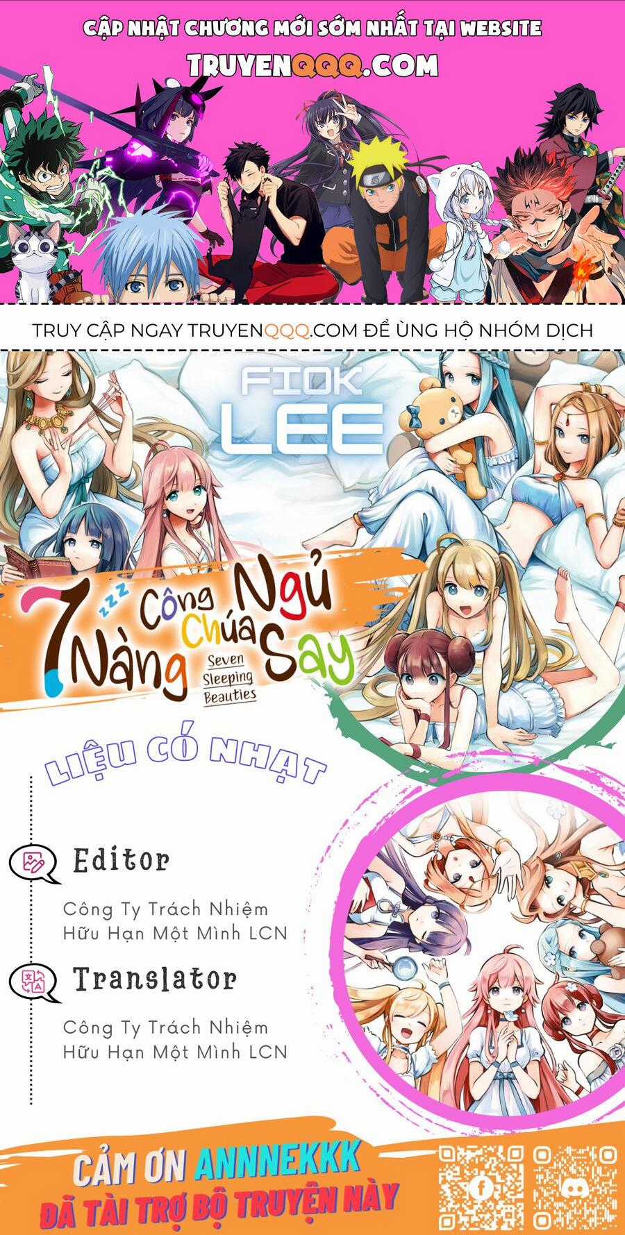 7 Nàng Công Chúa Ngủ Say Chương 38 trang 0