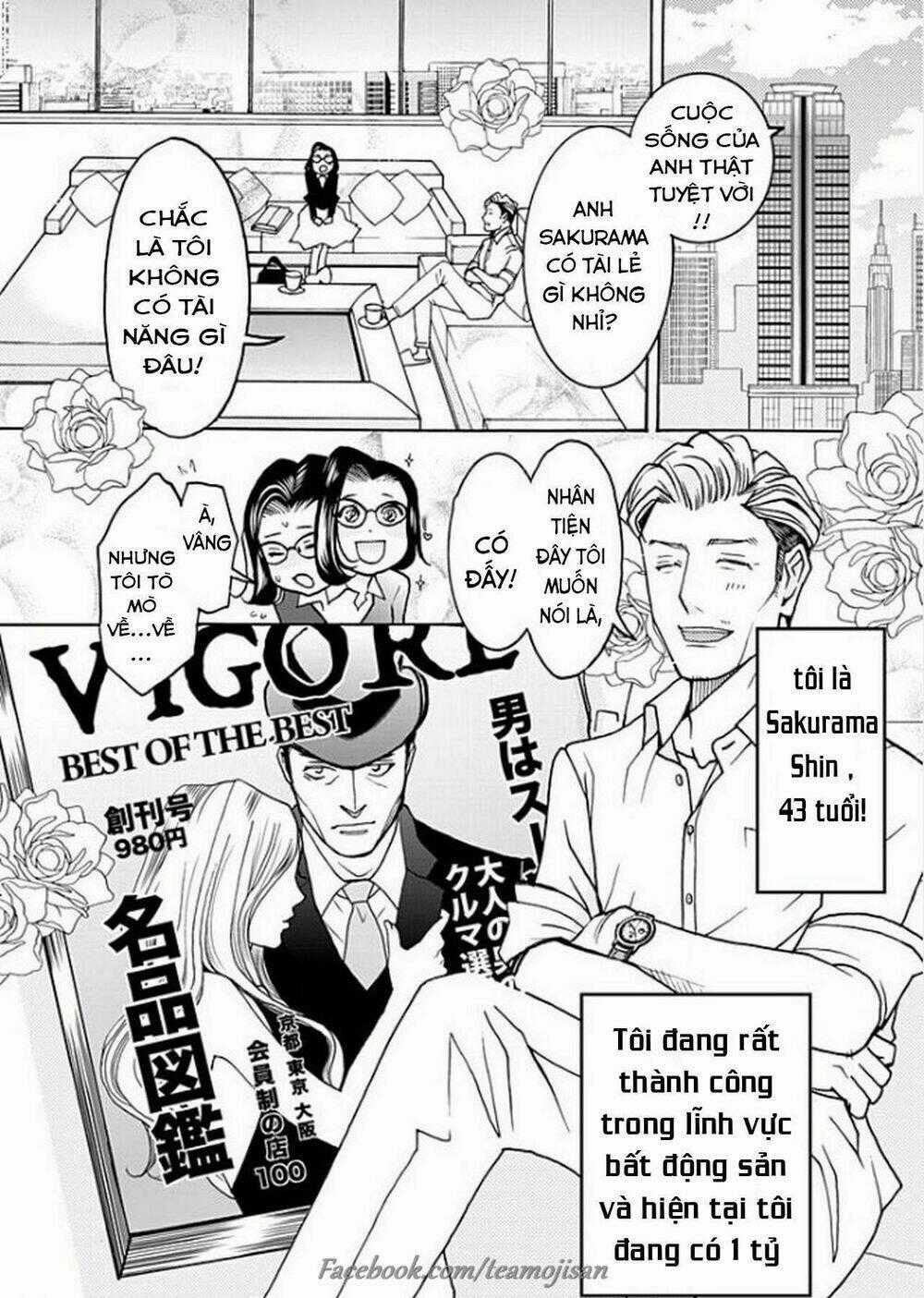 8 Oku Kasegu 43-Sai No Koi Chapter 3 trang 1