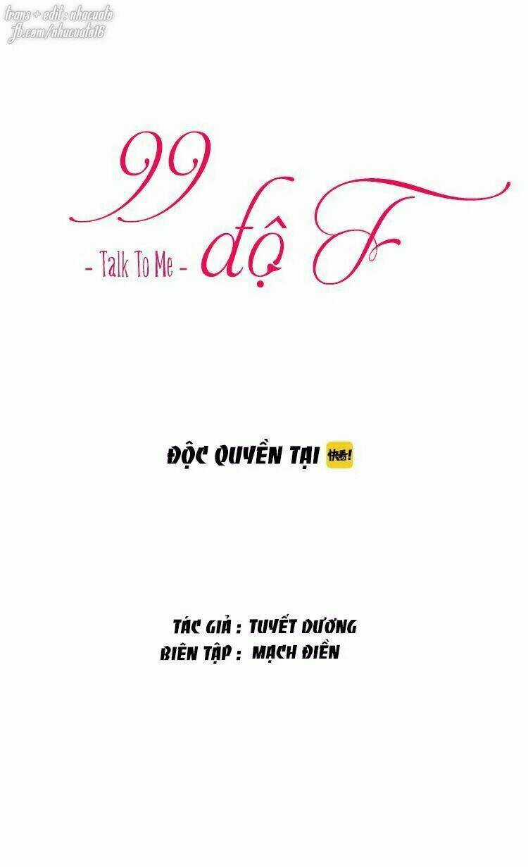 99 Độ F - Talk To Me Chapter 24 trang 3