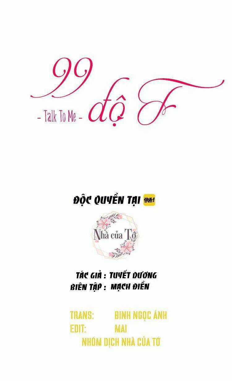 99 Độ F - Talk To Me Chapter 30 trang 2