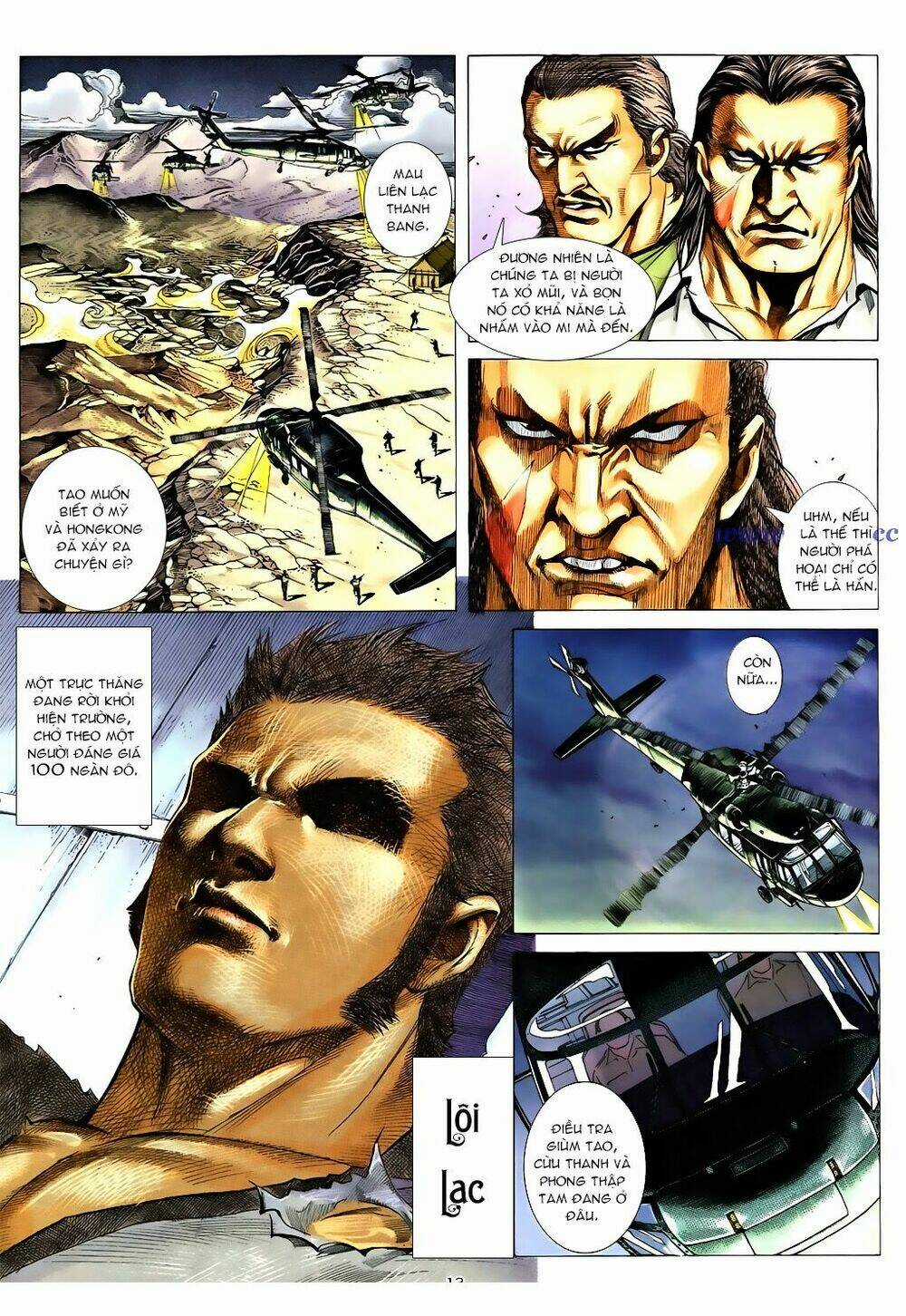 Á Châu Hùng Sư Chapter 6 trang 12