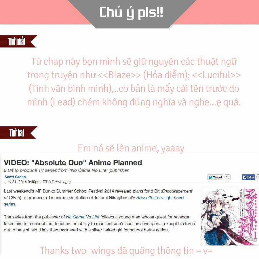 Absolute Duo Chapter 9 trang 20