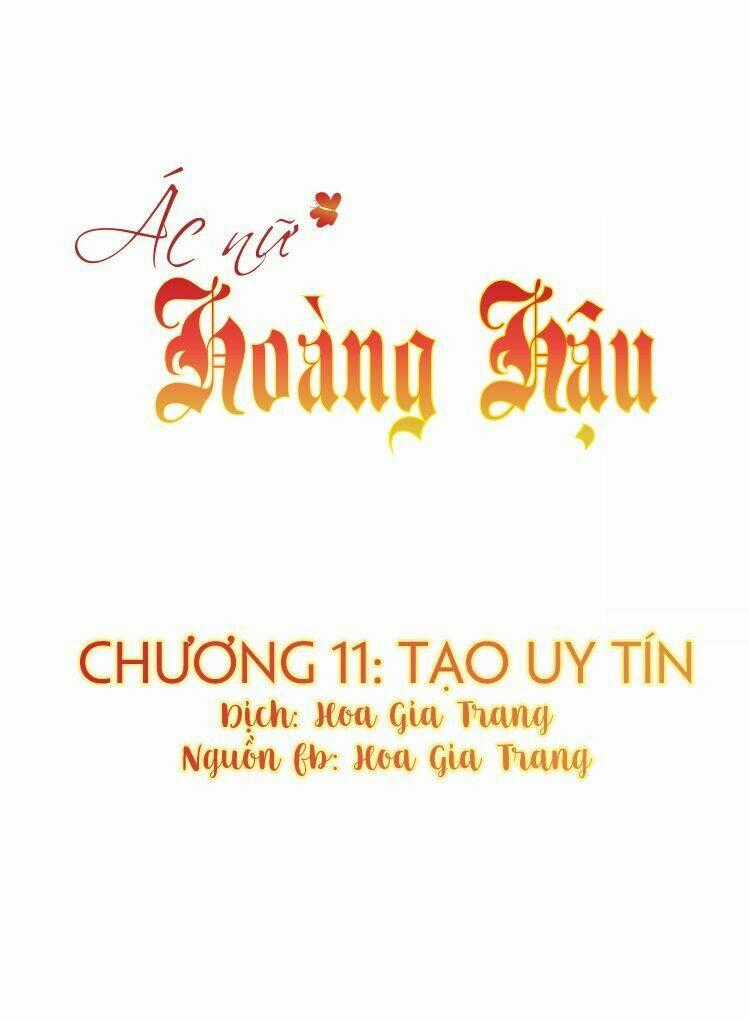 Ác Nữ Hoàng Hậu Chapter 11 trang 0