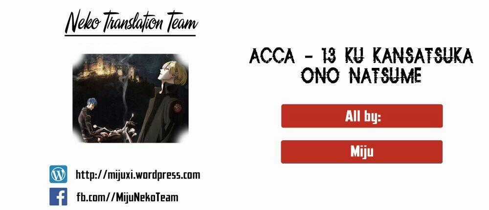 Acca - Cục Thanh Tra 13 Bang Chapter 16 trang 0