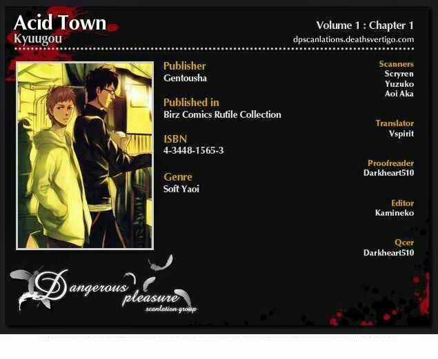 Acid Town Chapter 1 trang 2