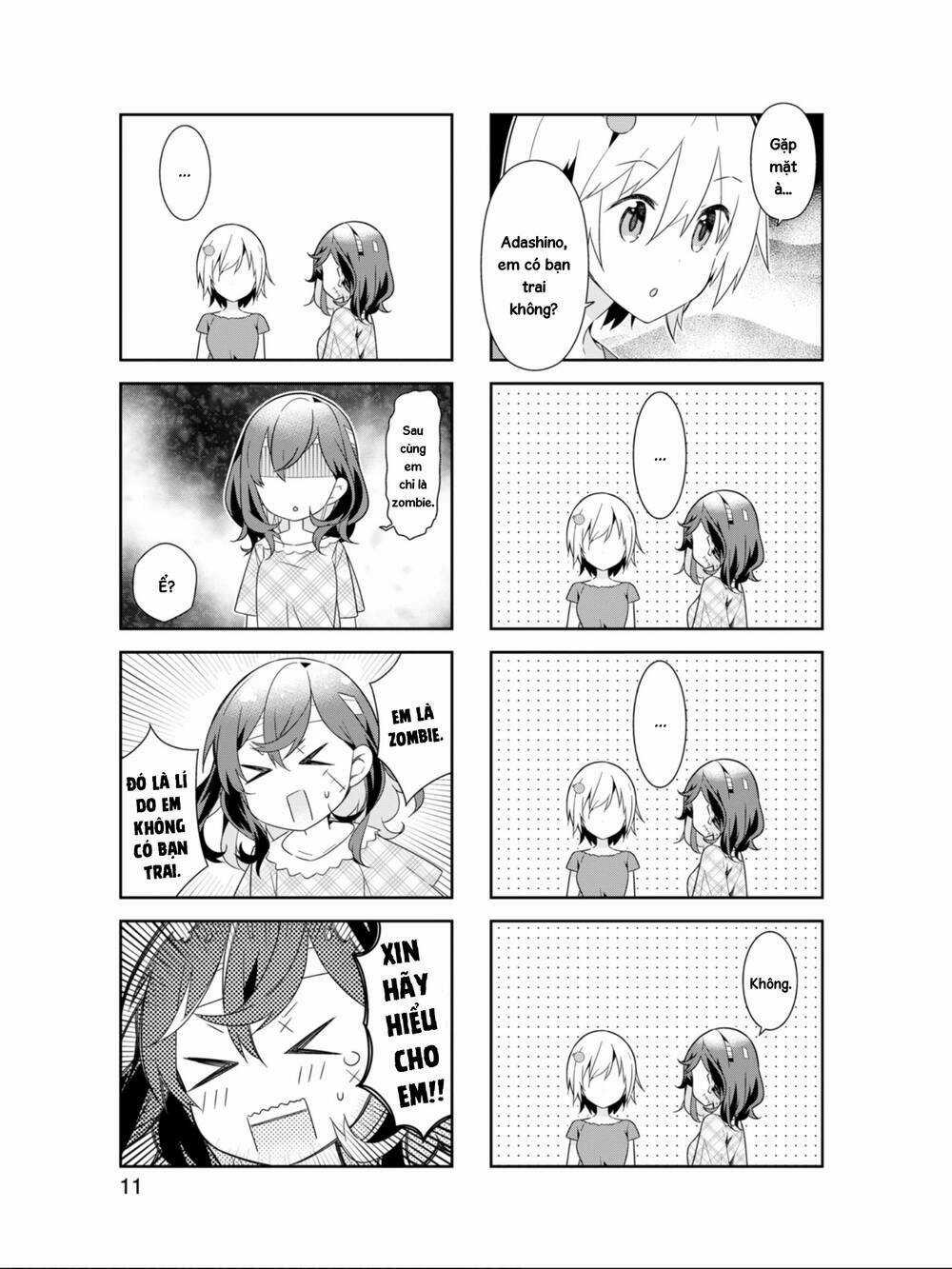 Adashino-San Wa Sude Ni Shinderu Chapter 14 trang 2