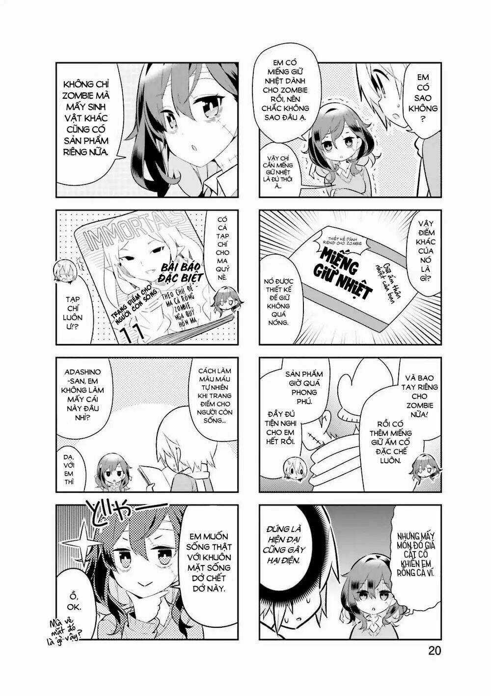 Adashino-San Wa Sude Ni Shinderu Chapter 3 trang 2