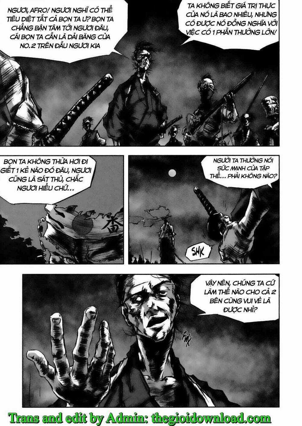 Afro Samurai - Samurai Báo Thù Chapter 1 trang 14