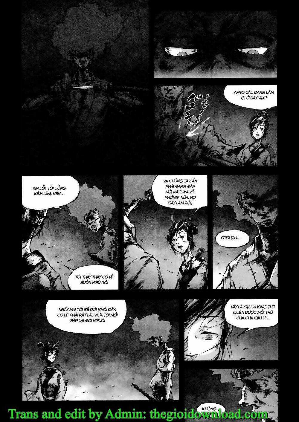 Afro Samurai - Samurai Báo Thù Chapter 9 trang 8