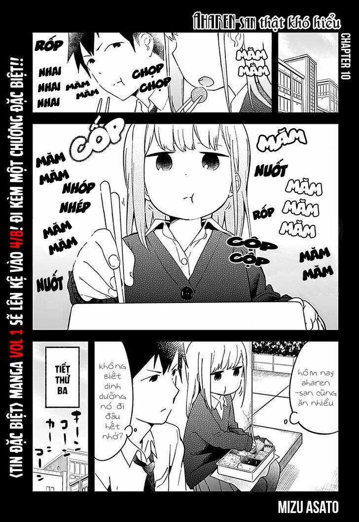 Aharen-San Wa Hakarenai Chapter 10 trang 1