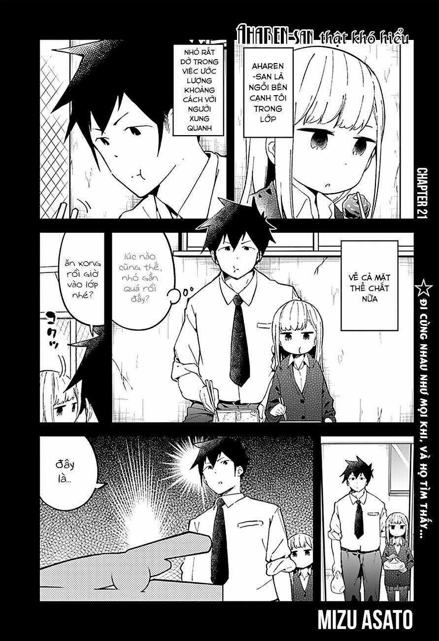 Aharen-San Wa Hakarenai Chapter 21 trang 1