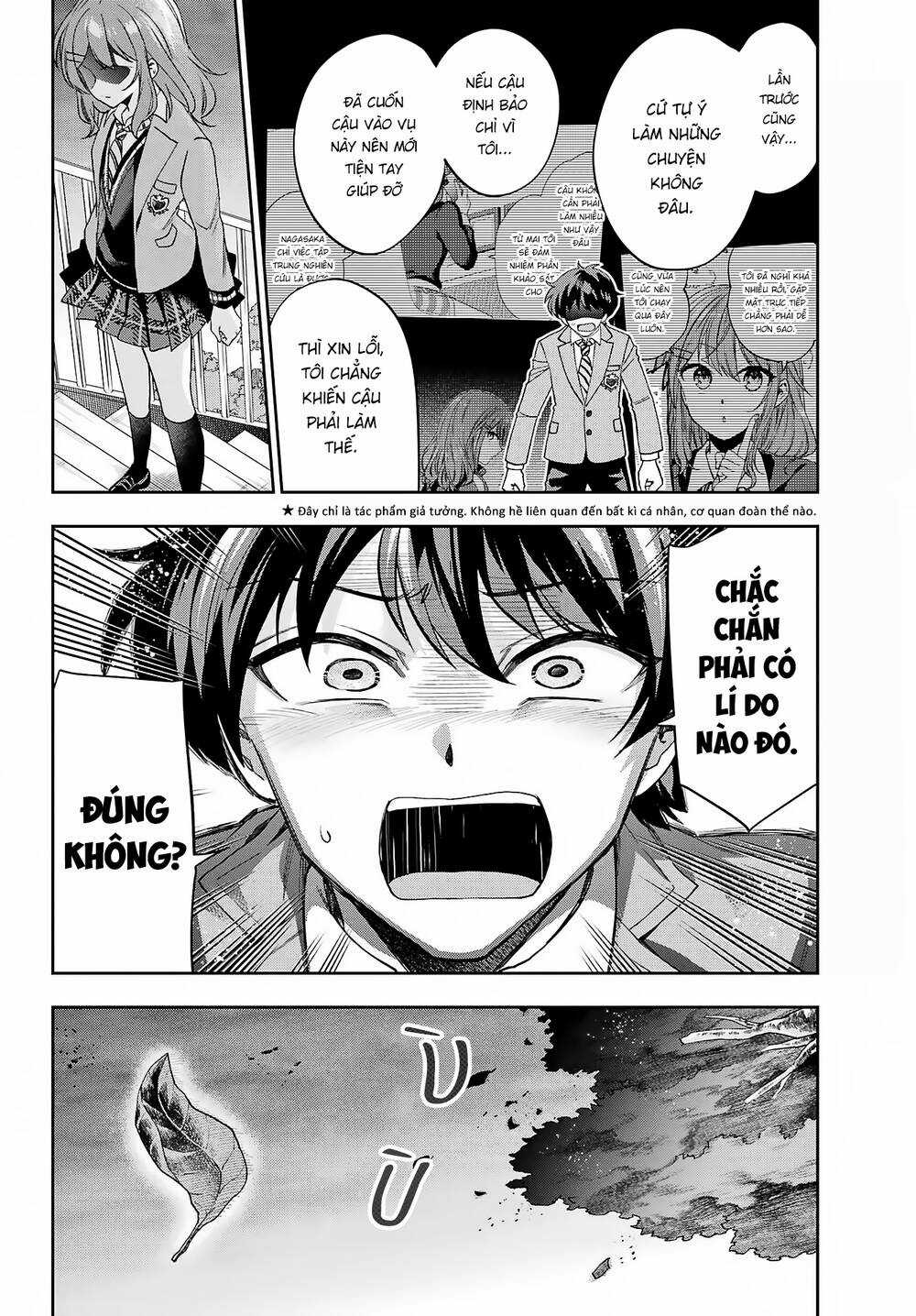 Ai dám bảo tôi không thể tạo nên một câu chuyện hài lãng mạn ngoài đời thực? Chapter 11 trang 4