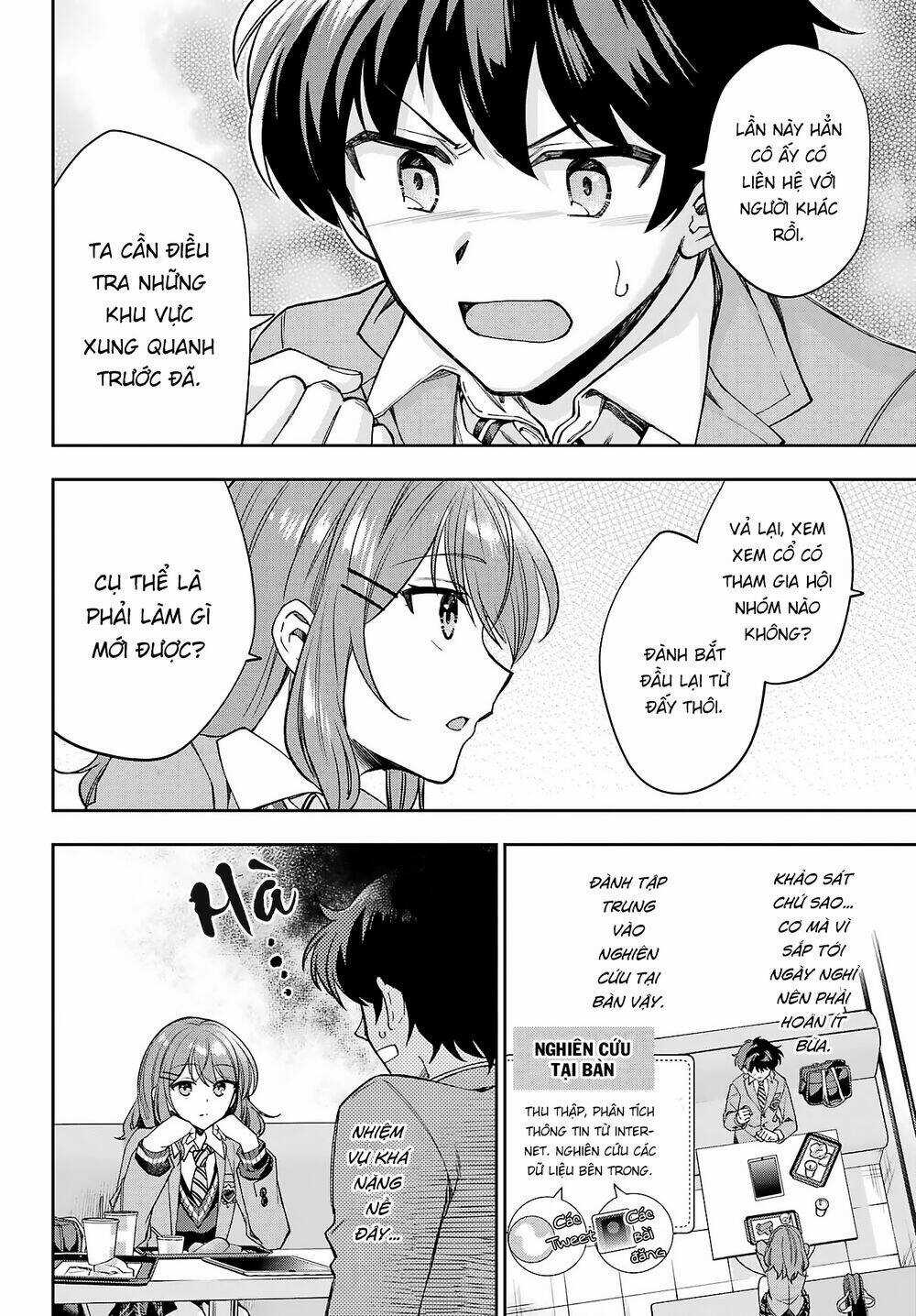 Ai dám bảo tôi không thể tạo nên một câu chuyện hài lãng mạn ngoài đời thực? Chapter 9 trang 6