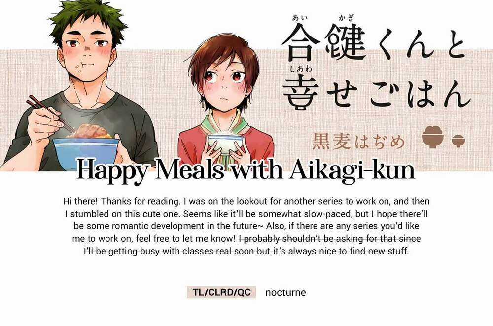 Aikagi-Kun To Shiawase Gohan Chapter 4 trang 21