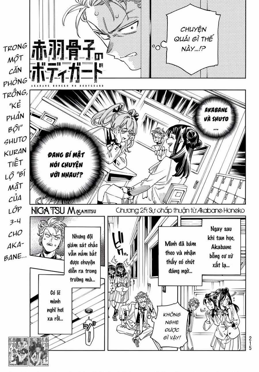 Akabane Honeko No Bodyguard Chapter 25 trang 0