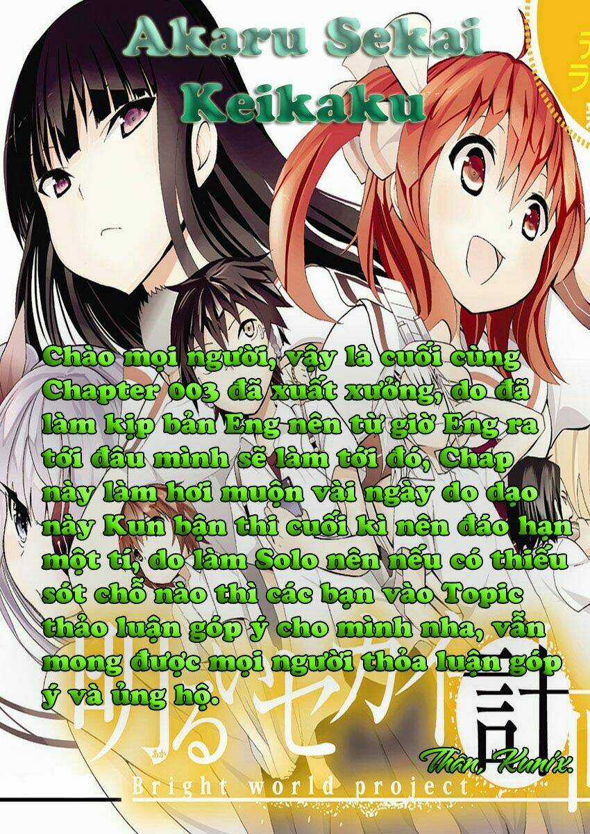 Akarui Sekai Keikaku Chapter 3 trang 30