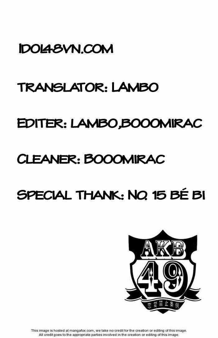 Akb49 - Renai Kinshi Jourei Chapter 1.1 trang 20