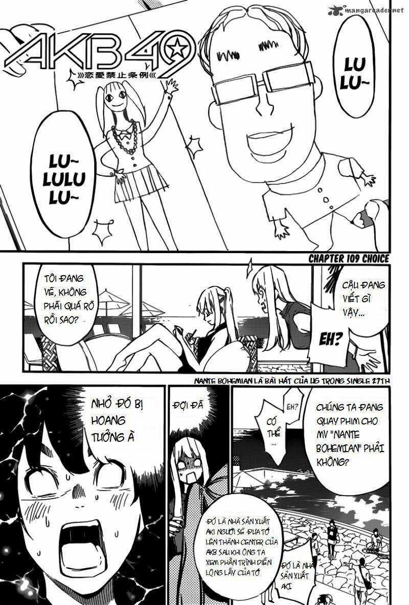 Akb49 - Renai Kinshi Jourei Chapter 109 trang 1