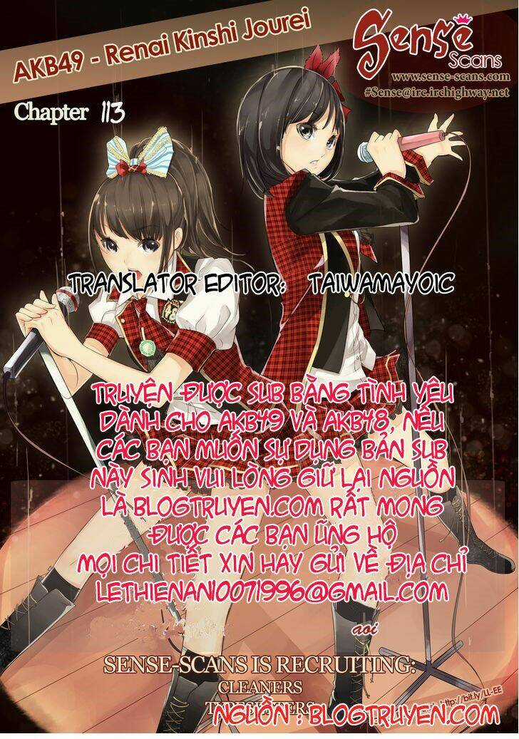 Akb49 - Renai Kinshi Jourei Chapter 113 trang 0
