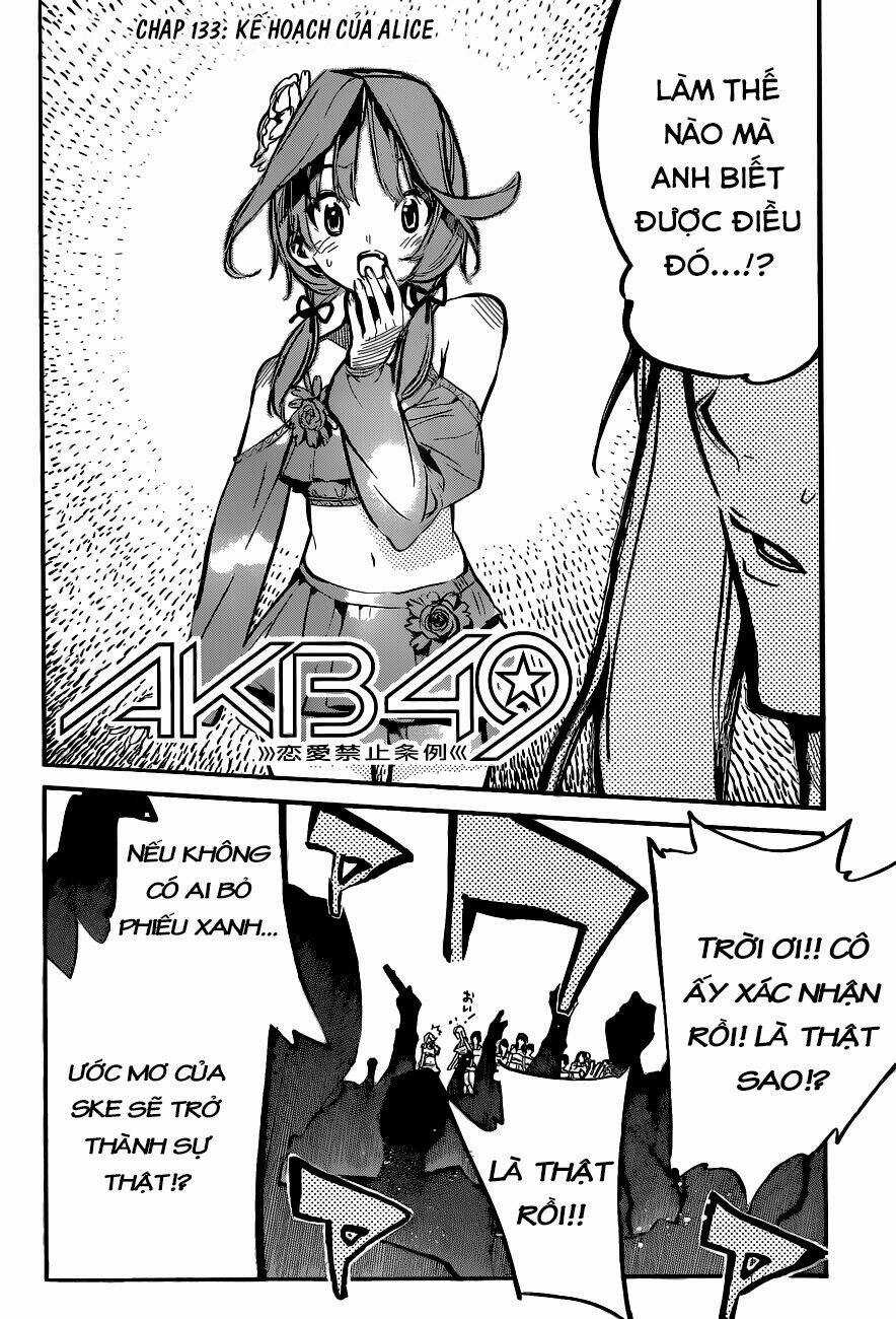 Akb49 - Renai Kinshi Jourei Chapter 133 trang 1