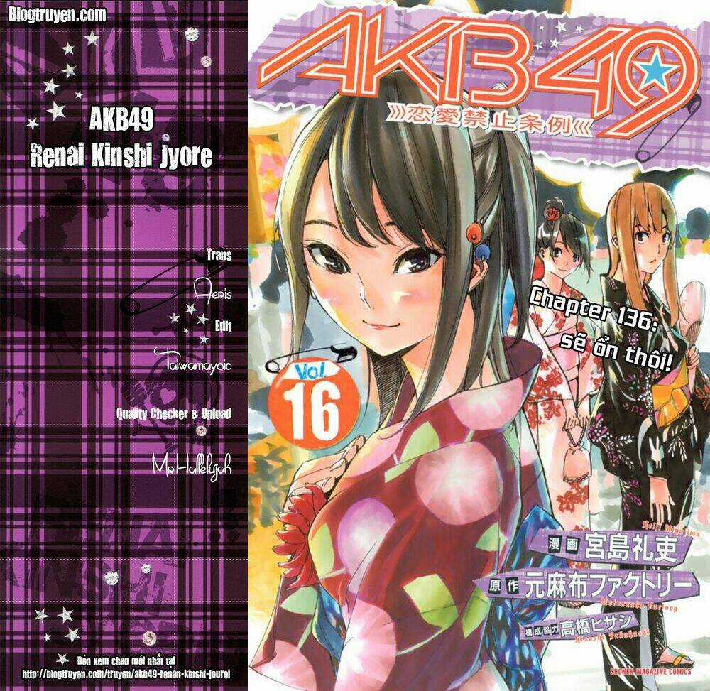 Akb49 - Renai Kinshi Jourei Chapter 136 trang 0