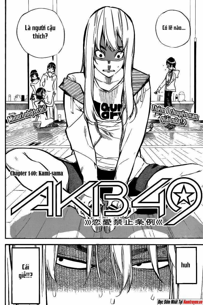 Akb49 - Renai Kinshi Jourei Chapter 140 trang 3