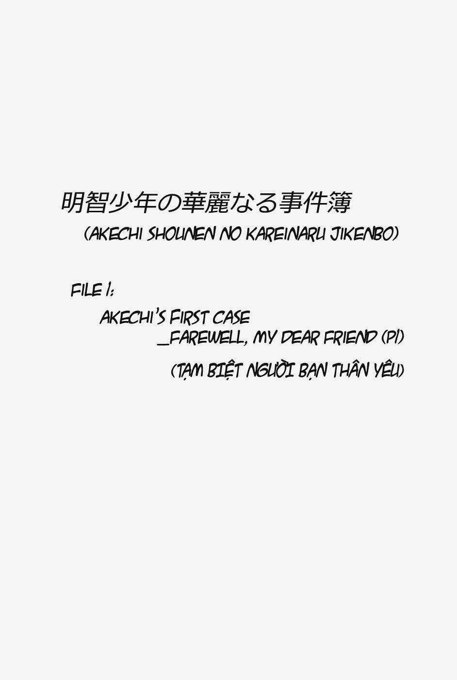 Akechi Shounen No Karei Naru Jikenbo Chapter 1 trang 5