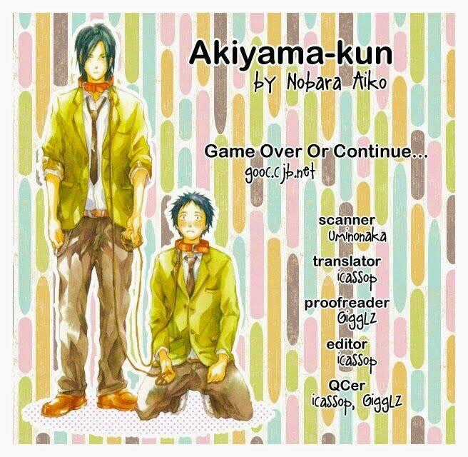 Akiyama-Kun Chapter 1 trang 1