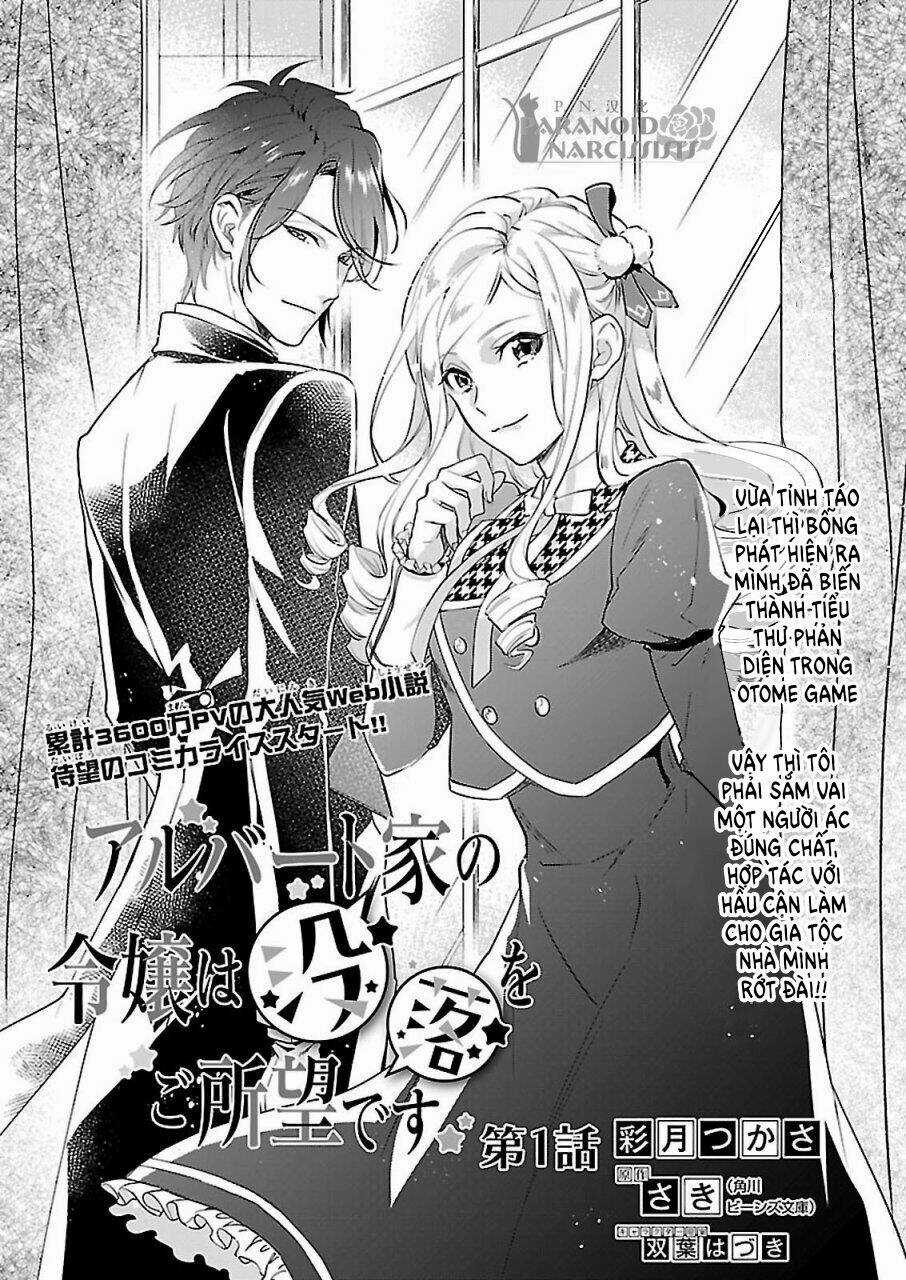Albert Ke No Reijou Wa Botsuraku Wo Go Shomou Desu Chapter 1 trang 5