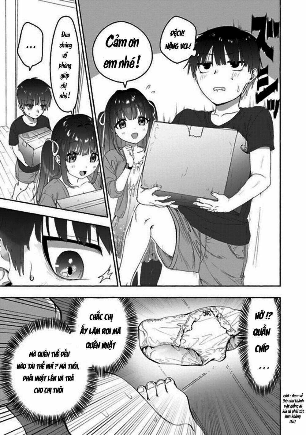 Amakara Gishimai Ni Hasamarete Masu Chapter 1 trang 9