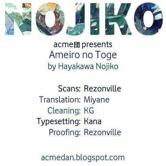 Ameiro No Toge Chapter 1 trang 2