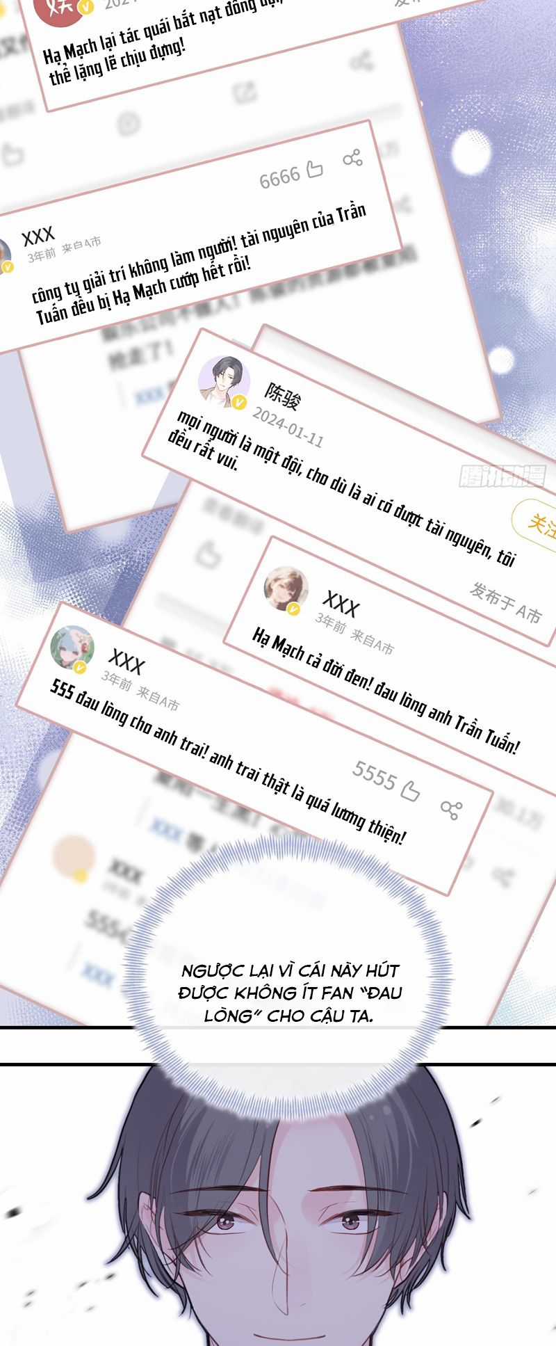 Anh Ấy Chưa Từng Rơi Xuống Chapter 58 trang 9