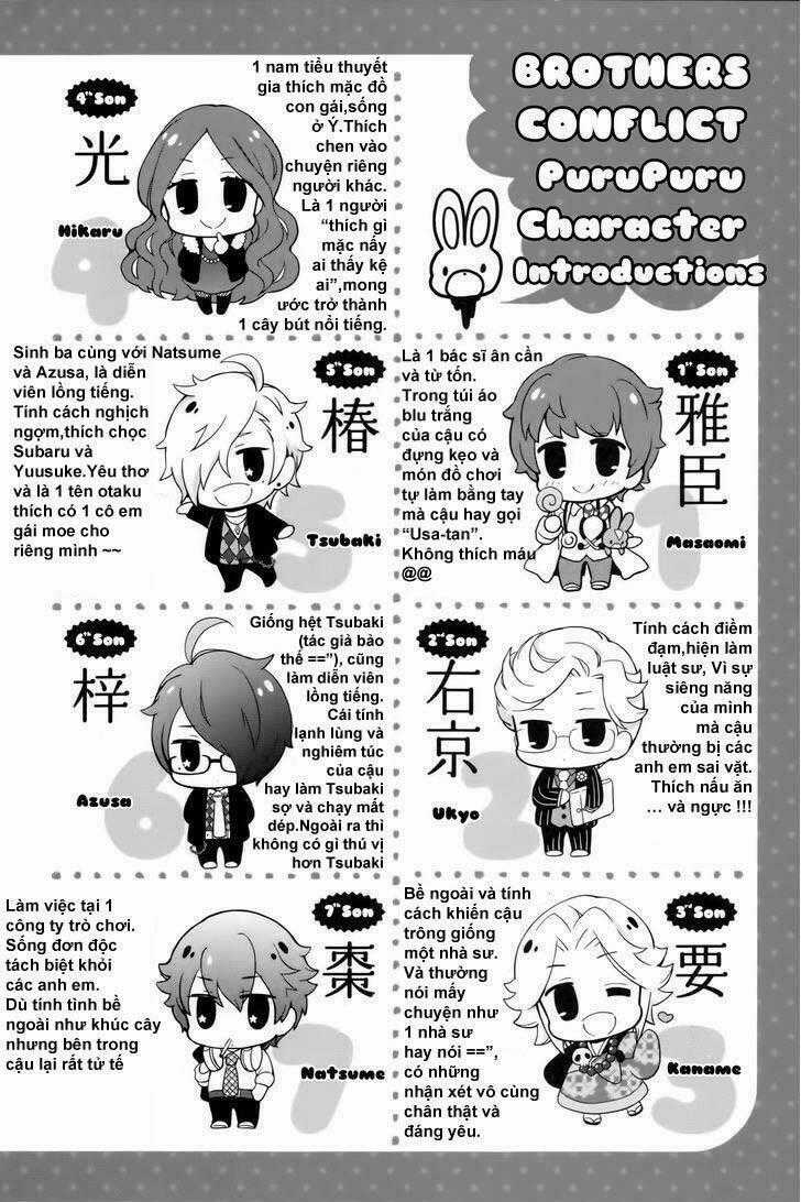 Anh Em Đại Chiến-Brother Conflict Purupuru Manga Chapter 3 trang 1