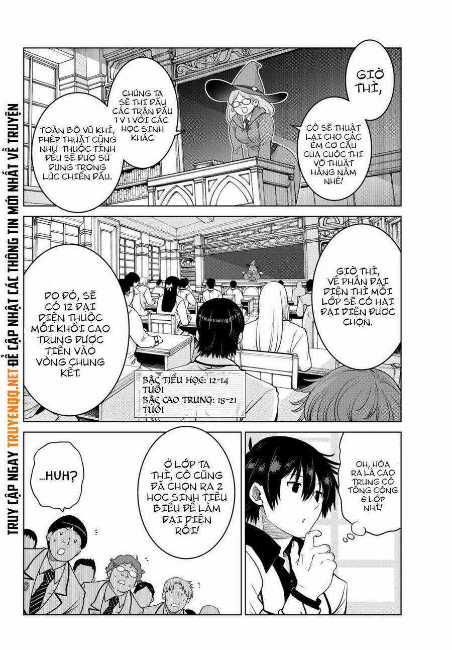 Anh Hùng Mạnh Nhất Lịch Sử Chuyển Sinh Và Vô Tình Trở Nên Vô Dịch Ở Học Viện Chapter 11.1 trang 4