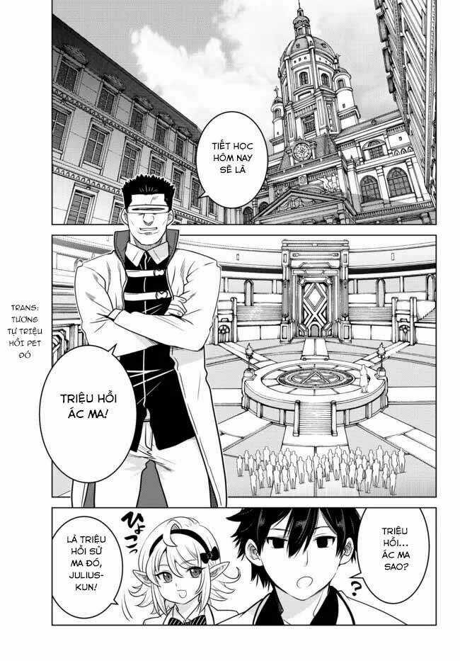 Anh Hùng Mạnh Nhất Lịch Sử Chuyển Sinh Và Vô Tình Trở Nên Vô Dịch Ở Học Viện Chapter 3.2 trang 7