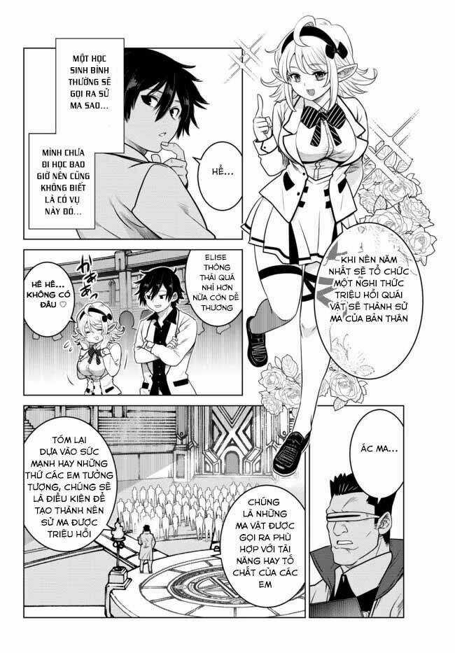 Anh Hùng Mạnh Nhất Lịch Sử Chuyển Sinh Và Vô Tình Trở Nên Vô Dịch Ở Học Viện Chapter 3.2 trang 8