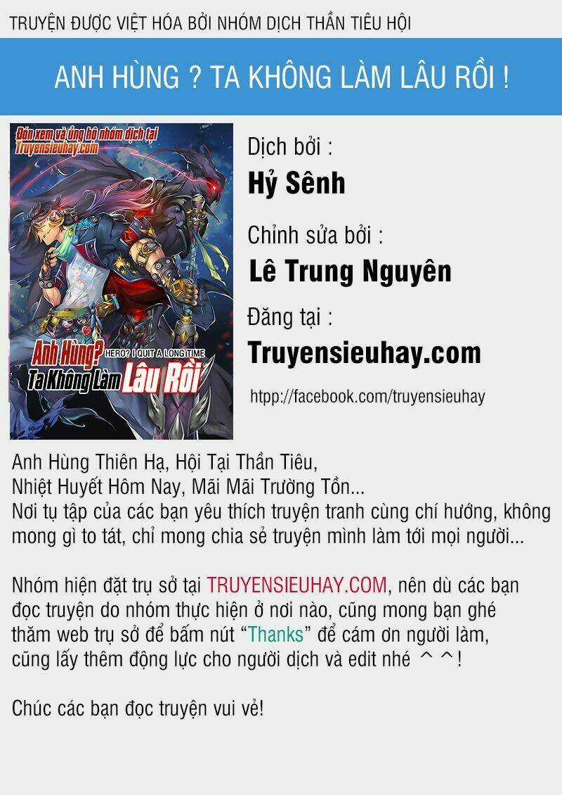 Anh Hùng ? Ta Không Làm Lâu Rồi Chapter 5 trang 0