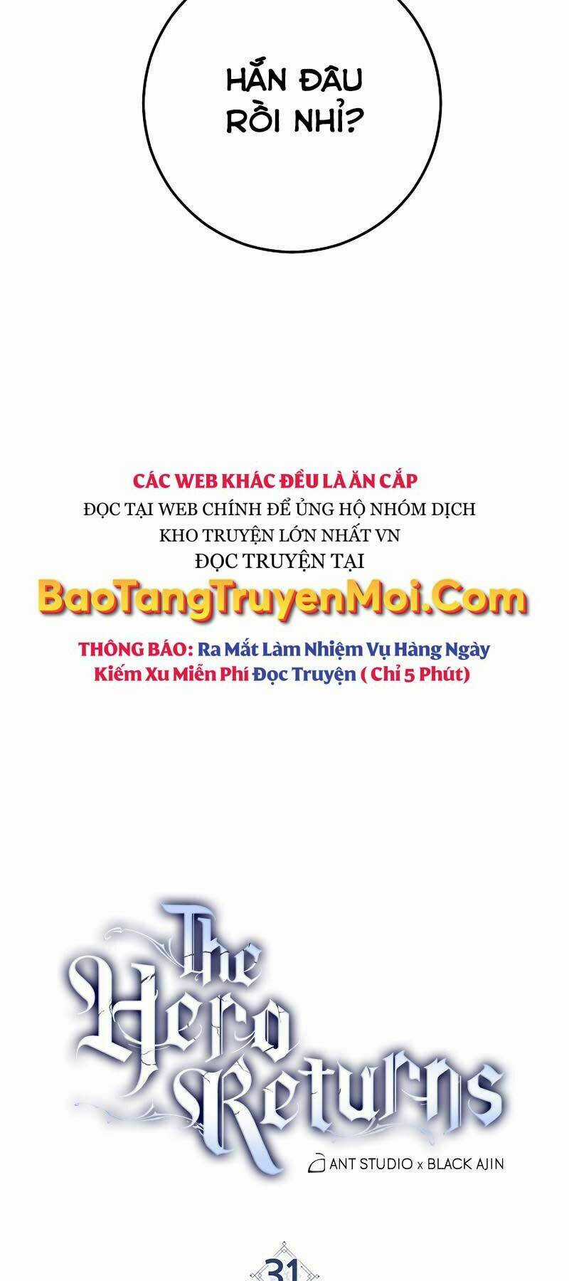 Anh Hùng Trở Lại Chapter 31 trang 3