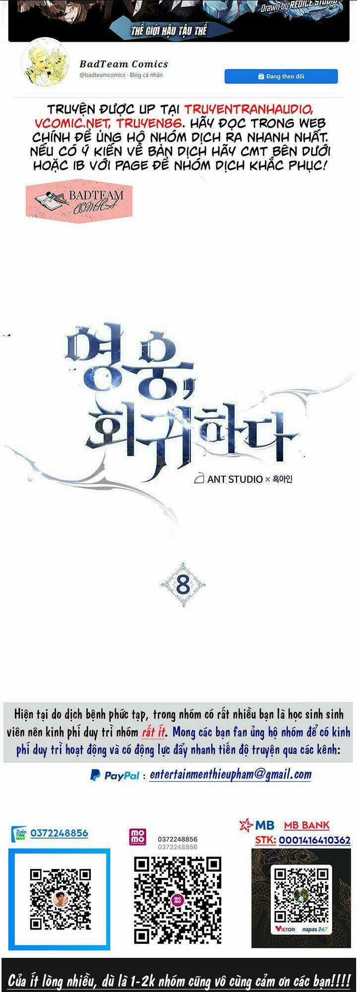 Anh Hùng Trở Lại Chapter 8 trang 14