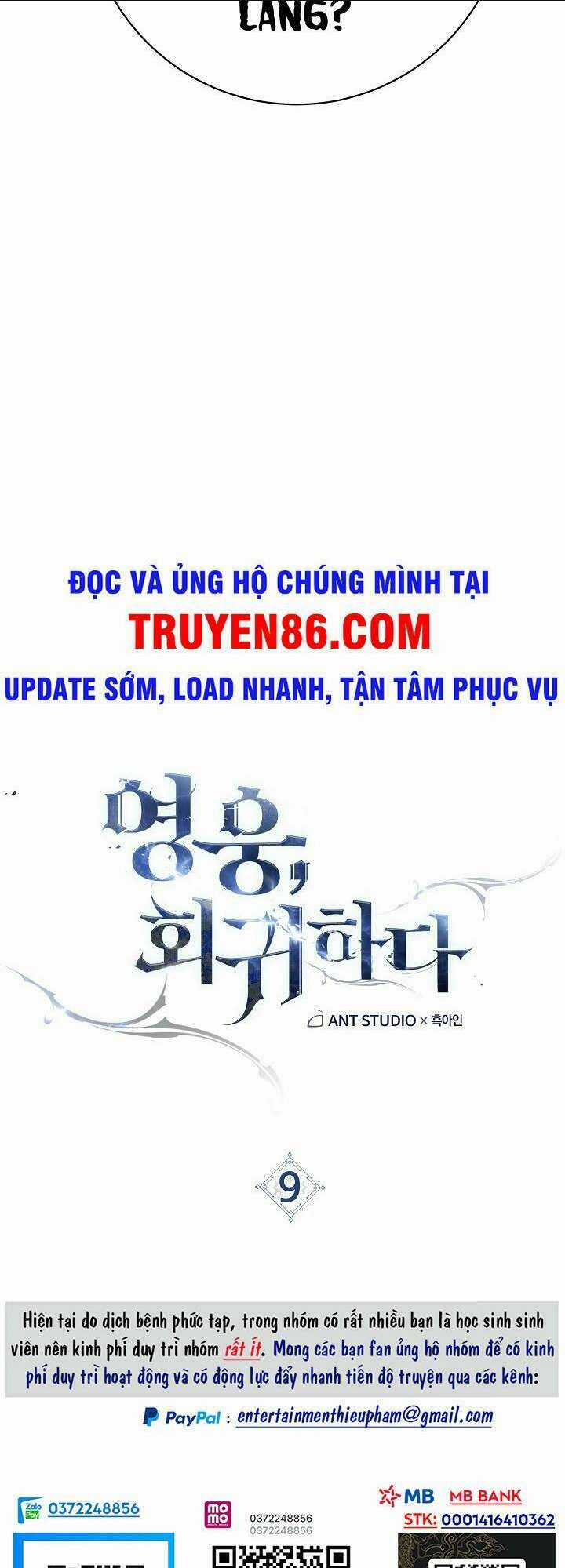Anh Hùng Trở Lại Chapter 9 trang 4